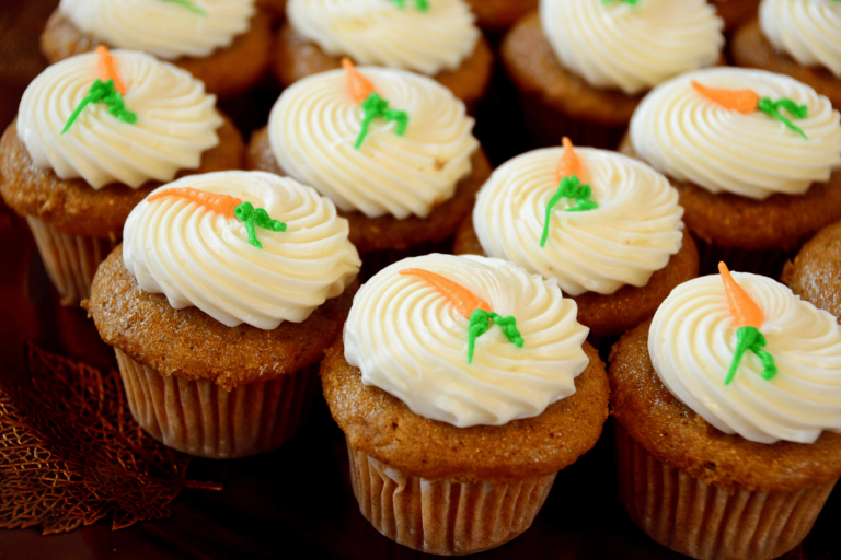 Hailee’s Wholesome Carrot Cake Cupcakes