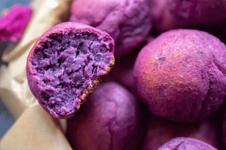 Purple Sweet Potato Dessert Balls