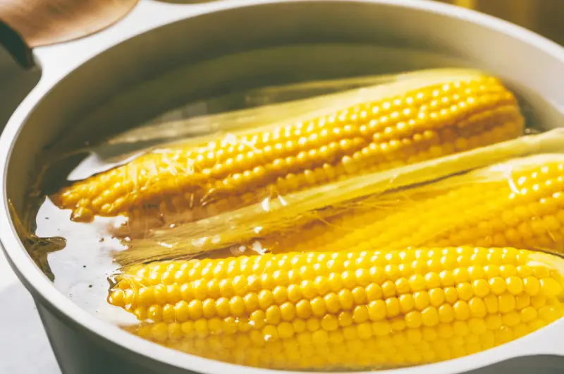 Perfectly Boiled Corn On The Cob